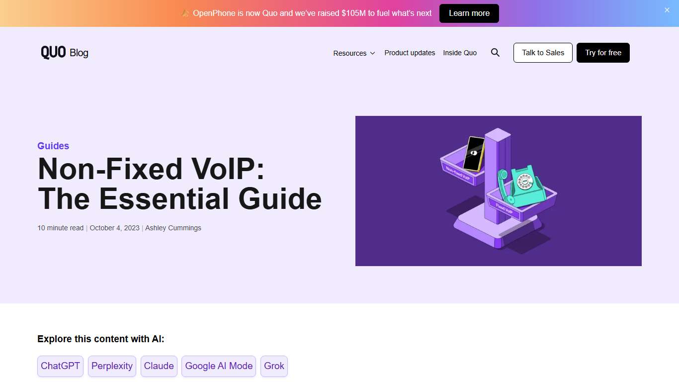 Non-fixed VoIP: Everything You Need to Know | OpenPhone | Quo (formerly OpenPhone)