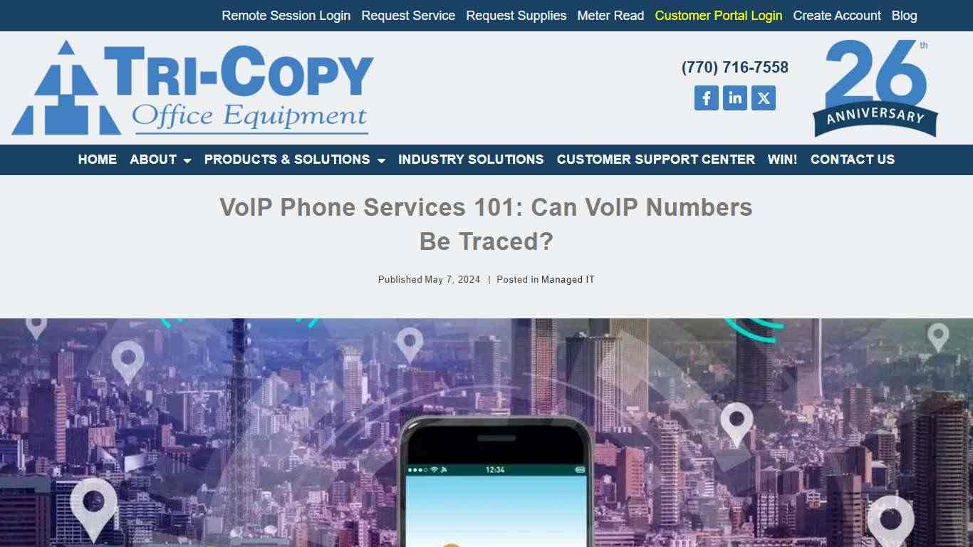 VoIP Phone Services 101: Can VoIP Numbers Be Traced? - Tri-Copy Office Equipment